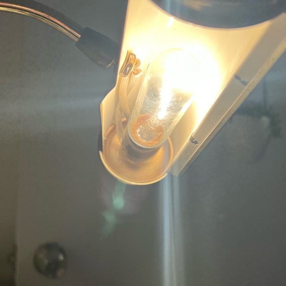 Vintage Underwriters Laboratories Brass Portable Banker Piano Student Desk Lamp - Picture 10 of 14